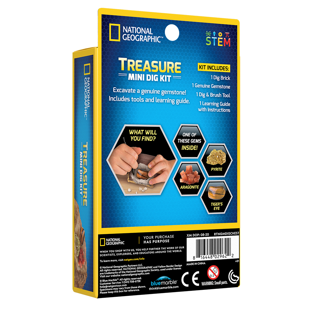 National Geographic Impulse Treasure Mini Dig Kit 